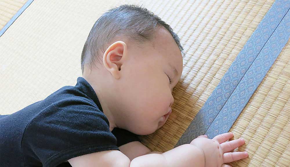 野村畳店は赤ちゃんに安心の畳を使用してます